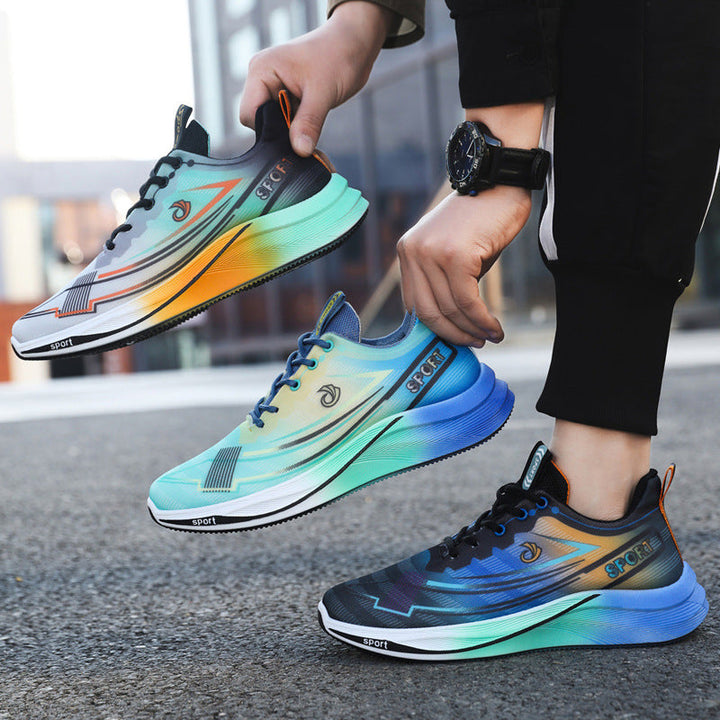 Men's Dynamic Running Shoes with Responsive Cushioning and Breathable Upper Material Lune London