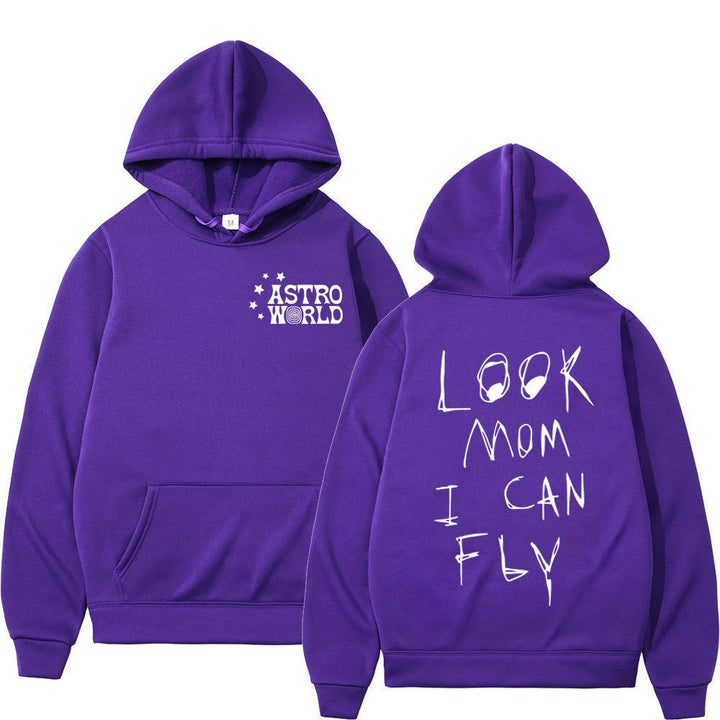 Women's hoodie with creative statement print Chic & Stil