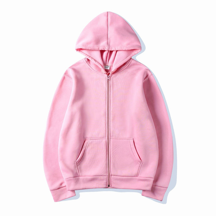 Hooded jacket for women with full zipper and practical front pockets Lune London