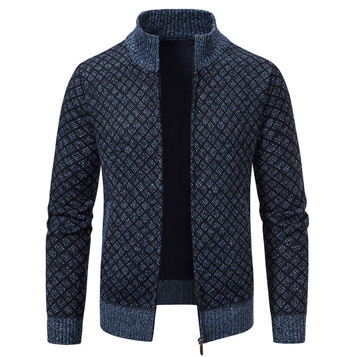Elegant knitted blazer for men with a textured pattern Lune London