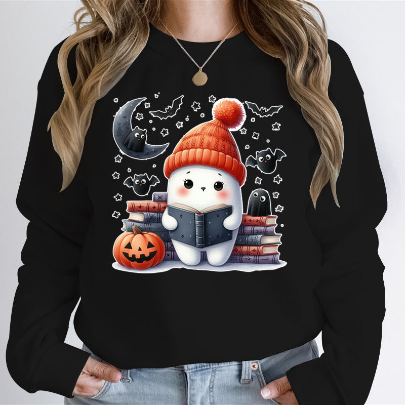 Women's sweatshirt with playful Halloween motif and high-quality material Lune London
