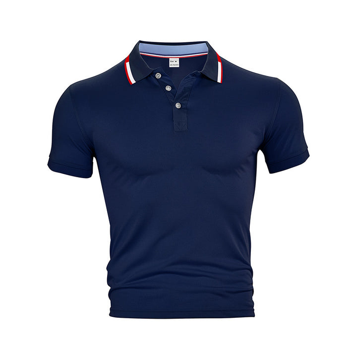 Men's polo shirt with structured collar and breathable technology Lune London