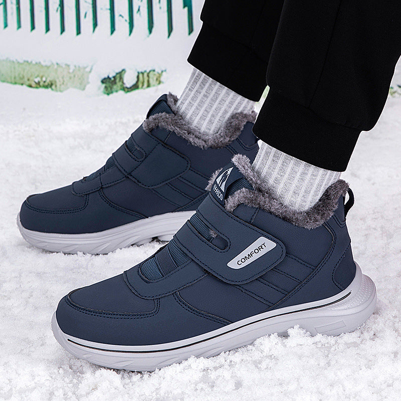 Insulated winter sneakers for women with a convenient velcro closure and a soft inner lining Lune London