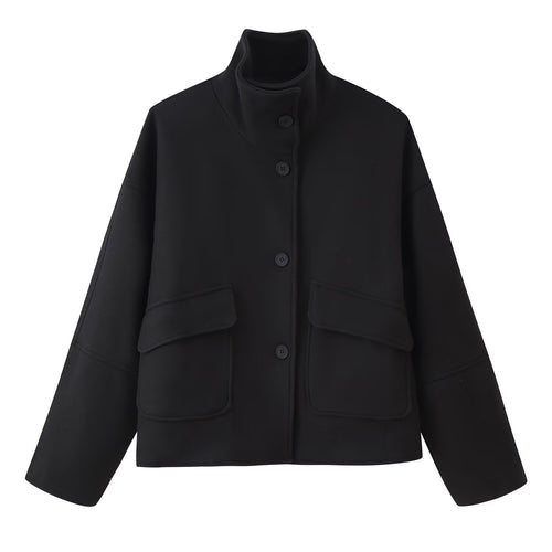 Ladies soft and stylish transitional jacket with high collar Amarae