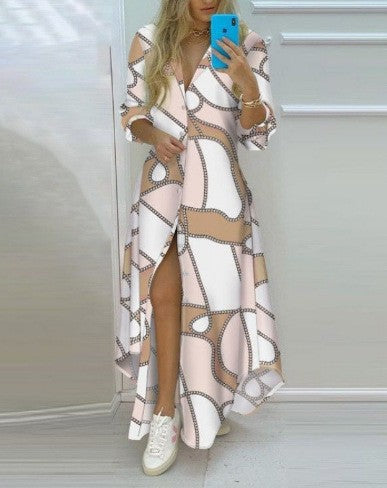 Women's Kimono Robe with Print Design Lune London