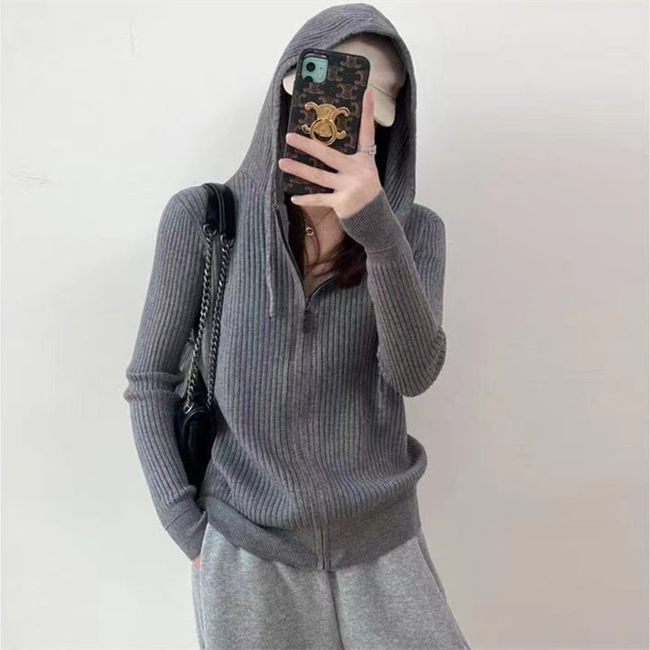 Gilet femme avec capuche et fermeture éclair Chic & Stil