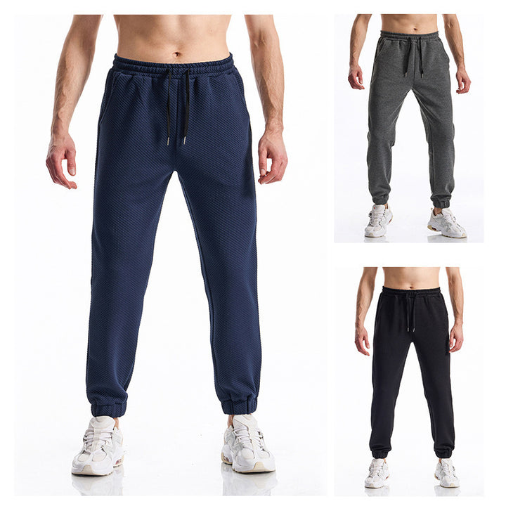 Comfortable sports pants for men with elastic waistband and modern side pockets Lune London
