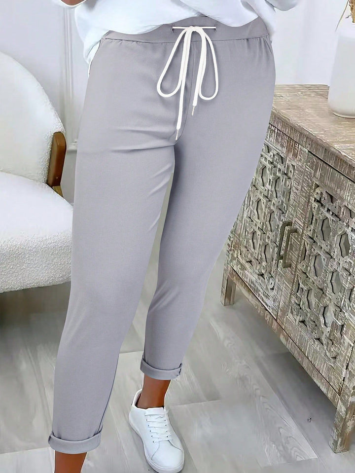 Lune London Women's Leisure Jogging Pants with Elastic Waistband