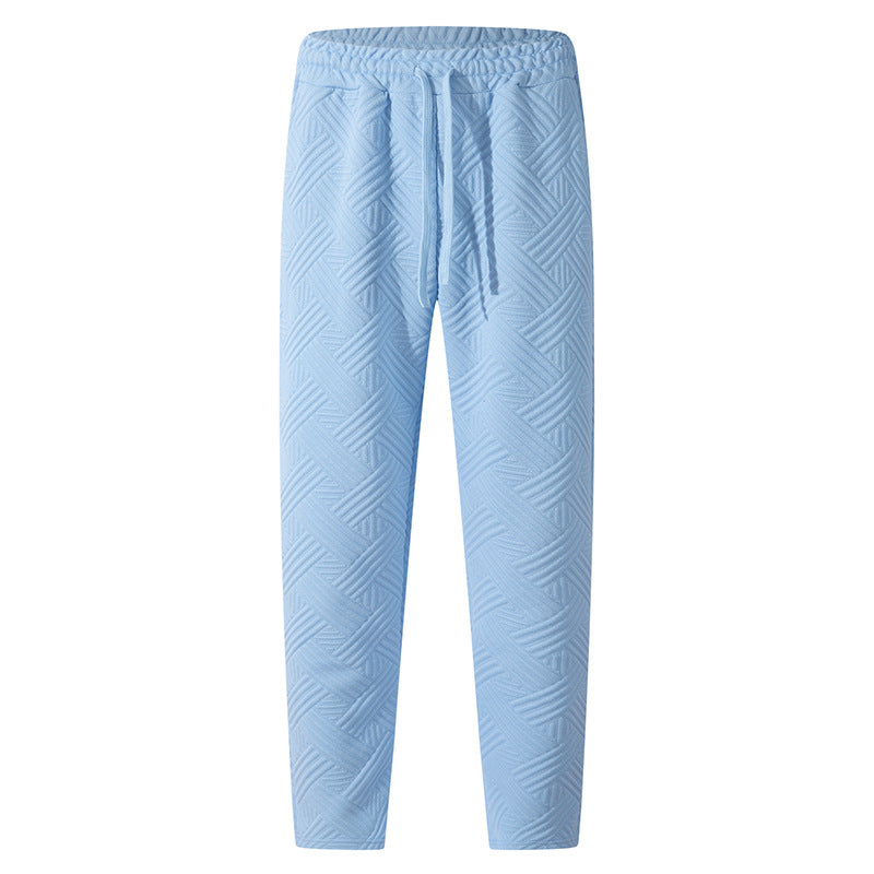 Casual pants for men with a modern structured design Lune London