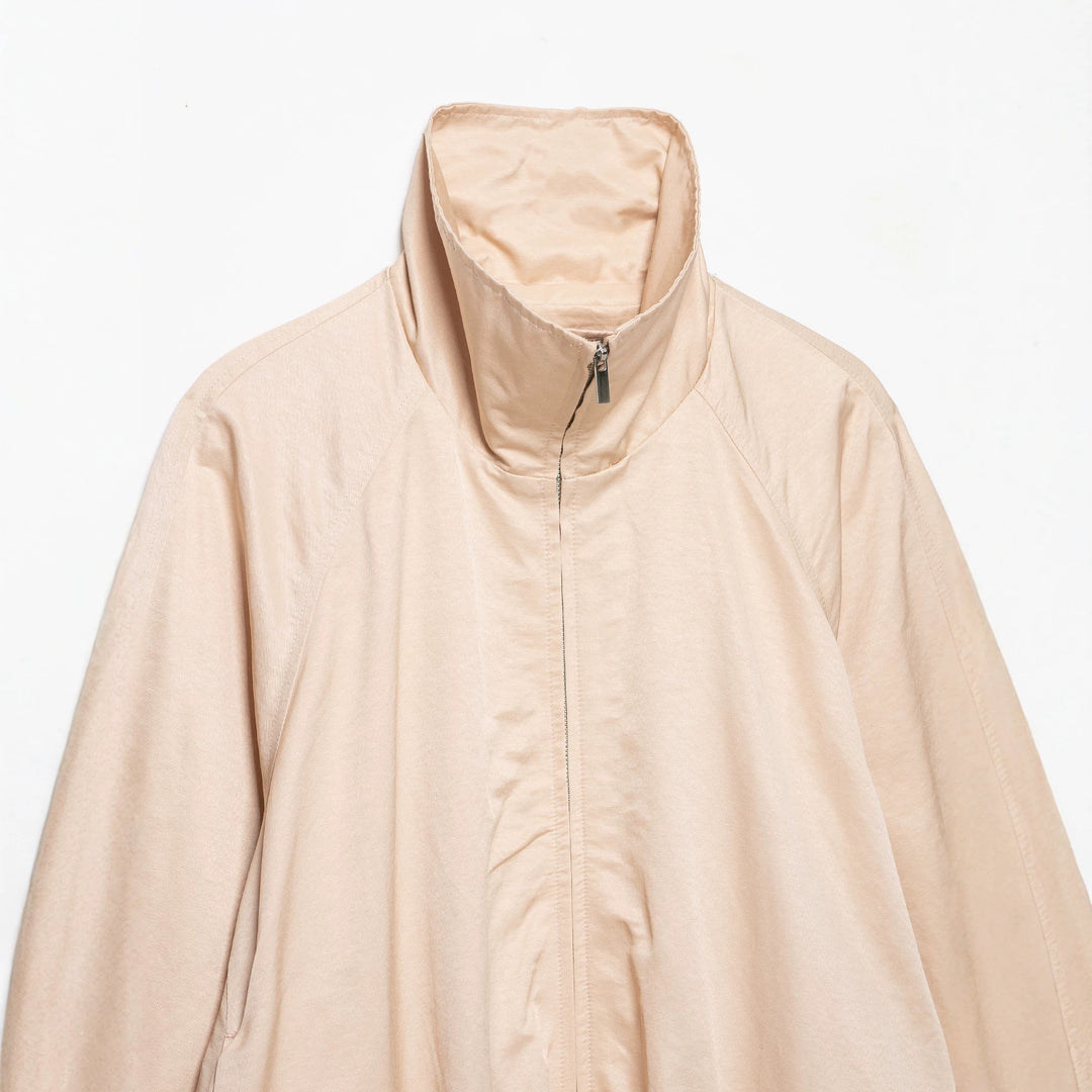 Women’s Oversize Transition Jacket with High Stand Collar and Elastic Hem Amarae