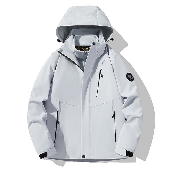Men's triple combinable functional jacket with detachable quilted vest Amarae