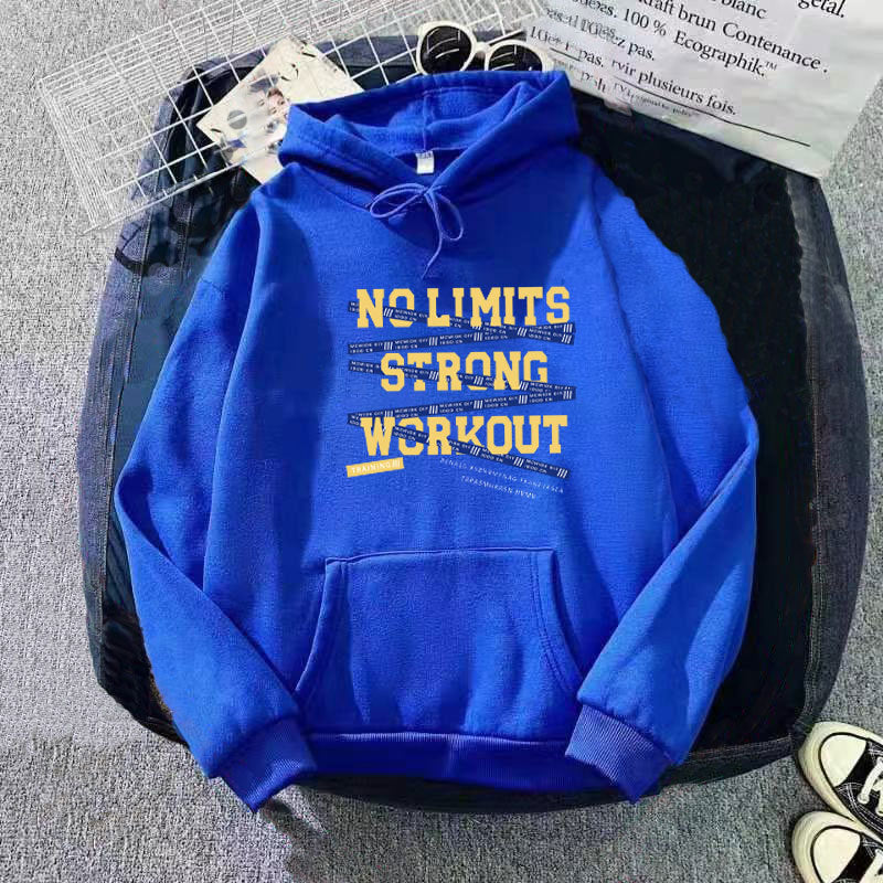 Women's Sporty Hoodie with Motivational Training Print Chic & Stil