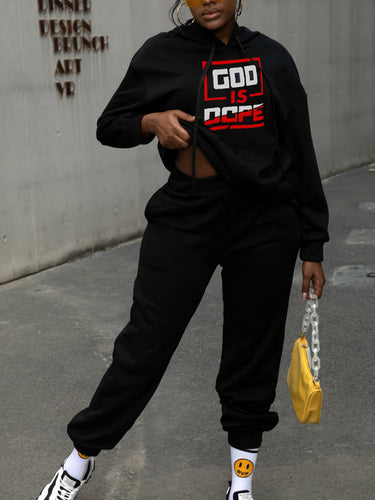 Men's sports hoodie and jogger pants set with inspiring Amarae inscription