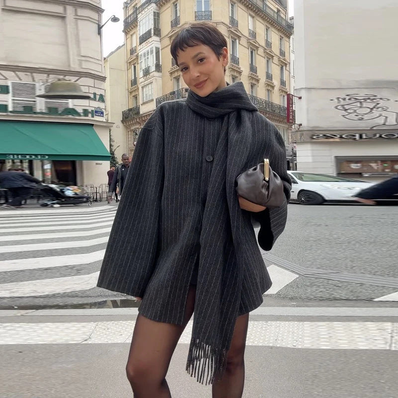 Manteau à coupe cape pour femmes Chic & Stil
