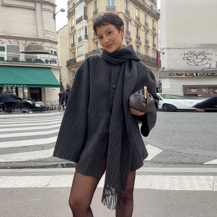 Manteau à coupe cape pour femmes Chic & Stil