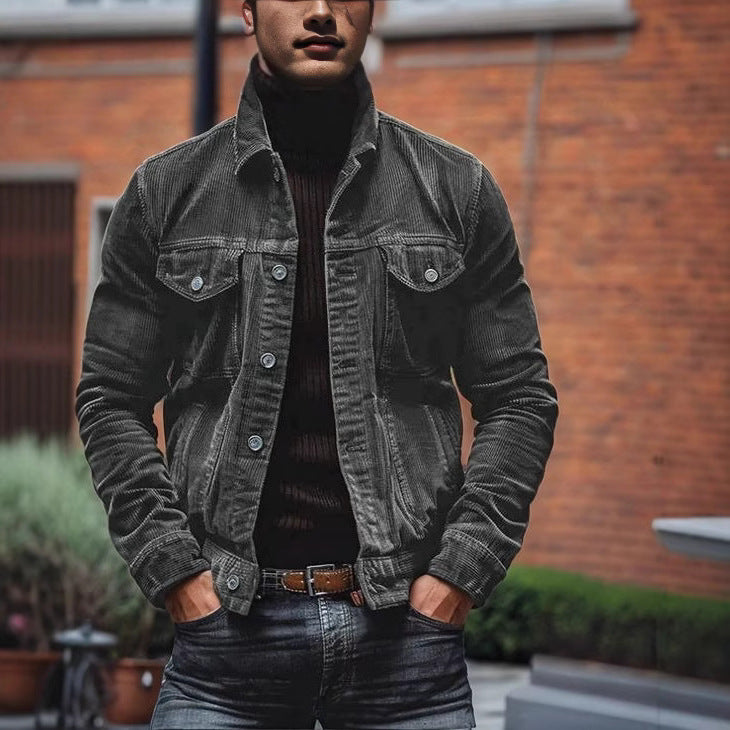 Trendy corduroy jacket for men with authentic look Lune London