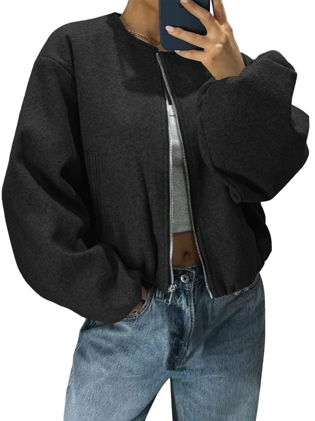 Ladies Oversized Chic Wool Jacket