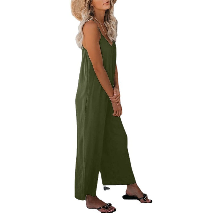 Ladies Elegant Sleeveless Jumpsuit Lune London