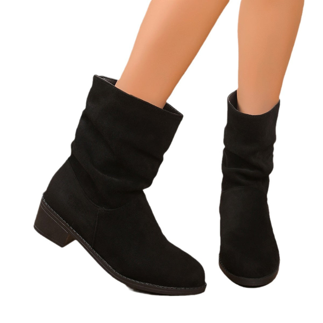 Women's Fashion Boots with Casual Slouch Design Lune London