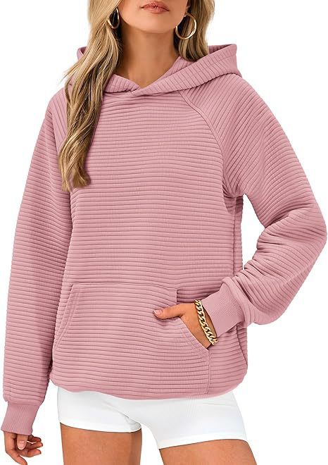 Comfortable hoodie for women with textured design Lune London