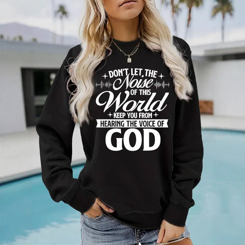 Sweatshirt pour femmes avec imprimé inspirant et coupe confortable Chic & Stil