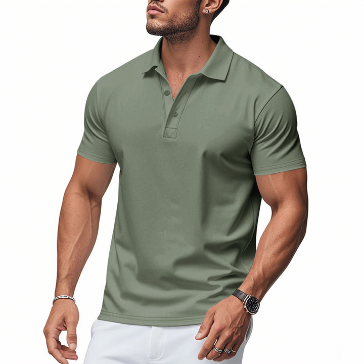 Men's polo shirt with modern quick-drying fabric and stylish fit Lune London