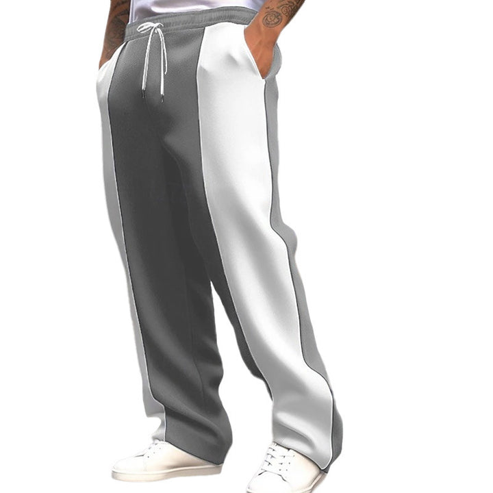 Men's sports training pants with decorative striped pattern and practical pockets Lune London
