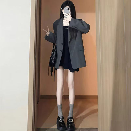 Blazer surdimensionné pour femmes avec poches Chic & Stil