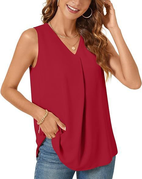 Women V-Neck Pleated Casual Top Lune London