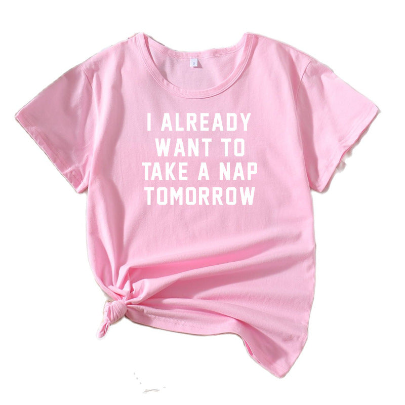 Women Casual Fitted T-shirt Statement Lune London