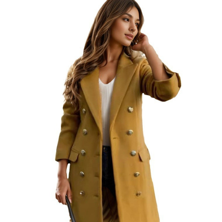 Amarae Double-breasted wool coat for women