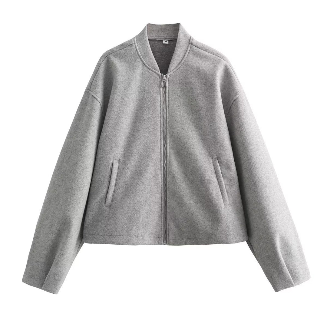 Casual bomber jacket for women with practical pockets and modern cut Lune London