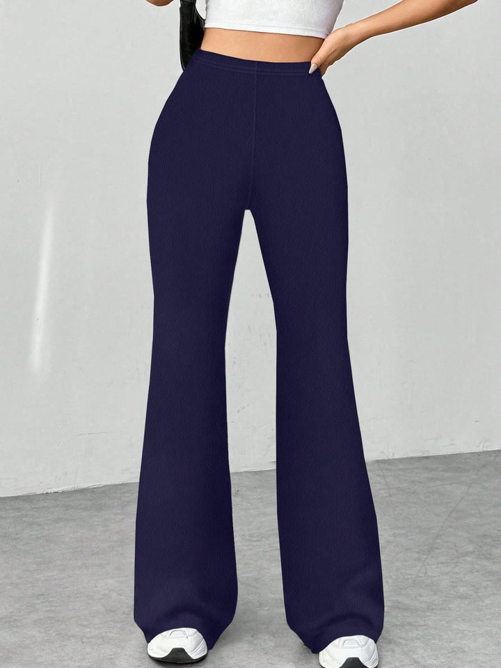 Ladies' Stretch Flared Pants with High Waist and Wide Leg Amarae