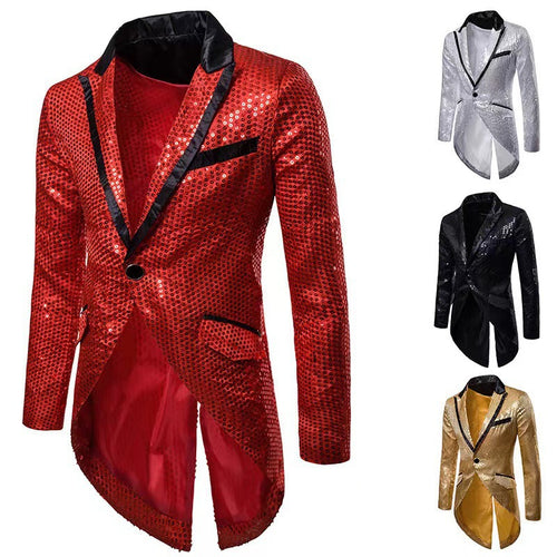 Elegant and shiny men's blazer with a chic cut Amarae