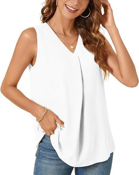Women V-Neck Pleated Casual Top Lune London