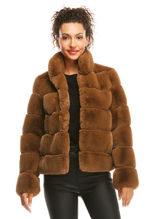 Ladies Chic High Collar Padded Jacket