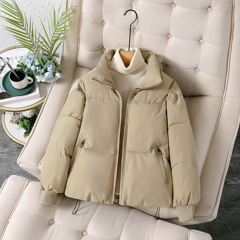 Women's fashion and insulated down jacket with high collar and deep pockets Lune London