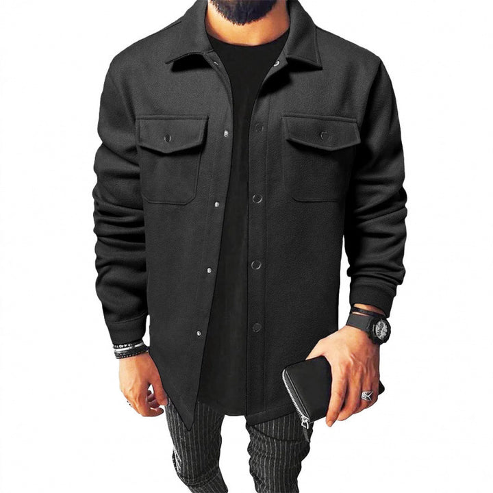 Stylish and warm flannel jacket for men Lune London