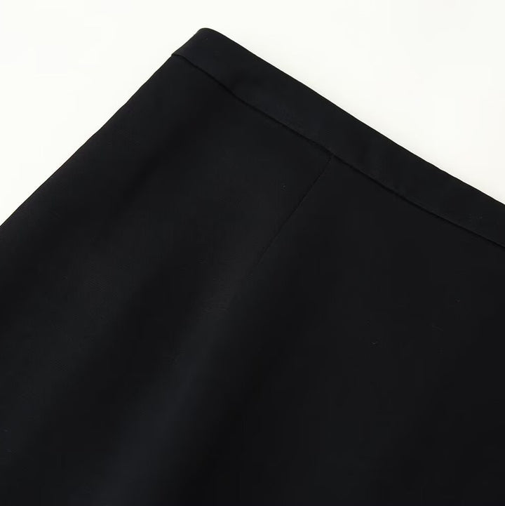 Women's Midi Skirt with Lace Trim and Delicate Underskirt Amarae
