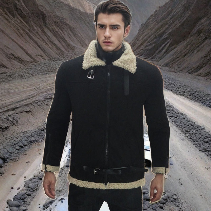 Luxurious sheepskin jacket for men Amarae