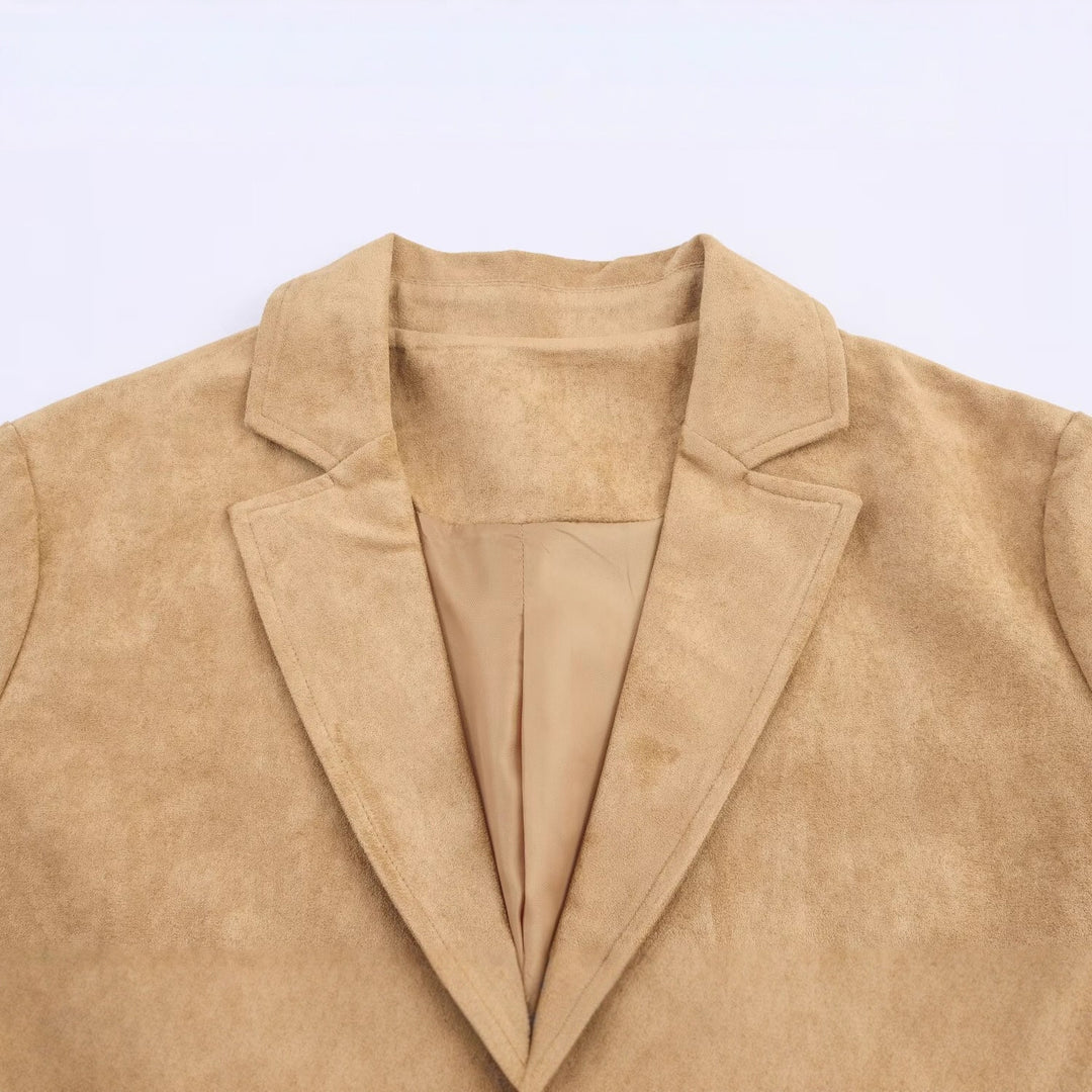 Casual faux leather coat for women with oversized fit Lune London