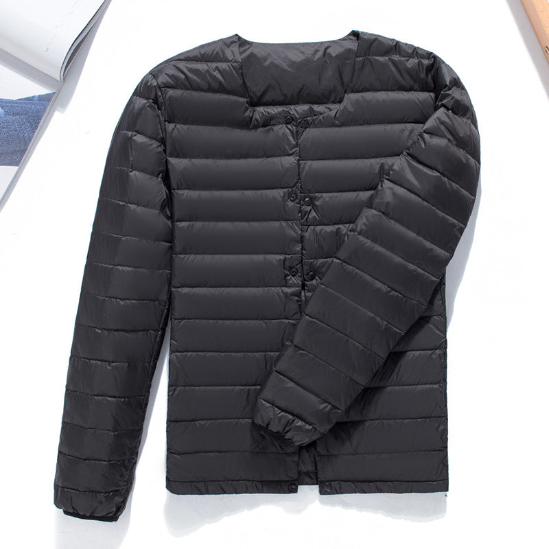 Men's ultralight quilted down jacket without hood Amarae