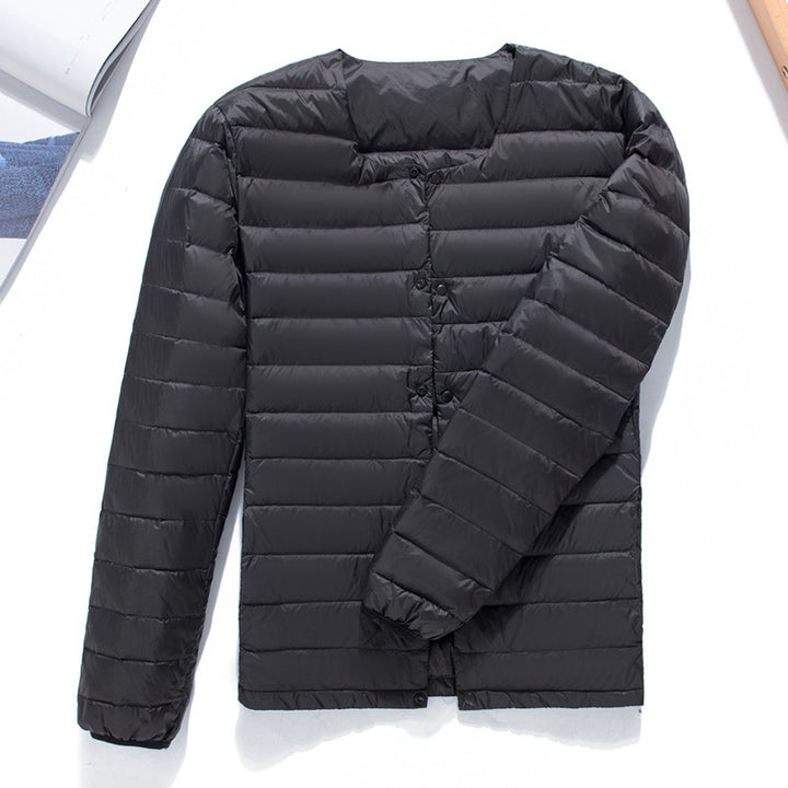 Men's ultralight quilted down jacket without hood Amarae