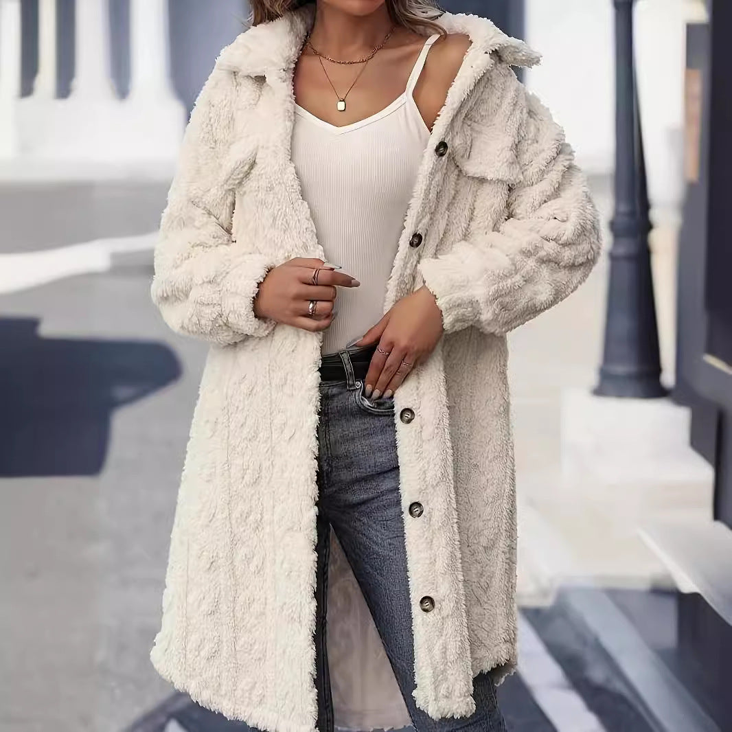 Fleece jacket for women with a high-quality structured design and practical pockets Lune London