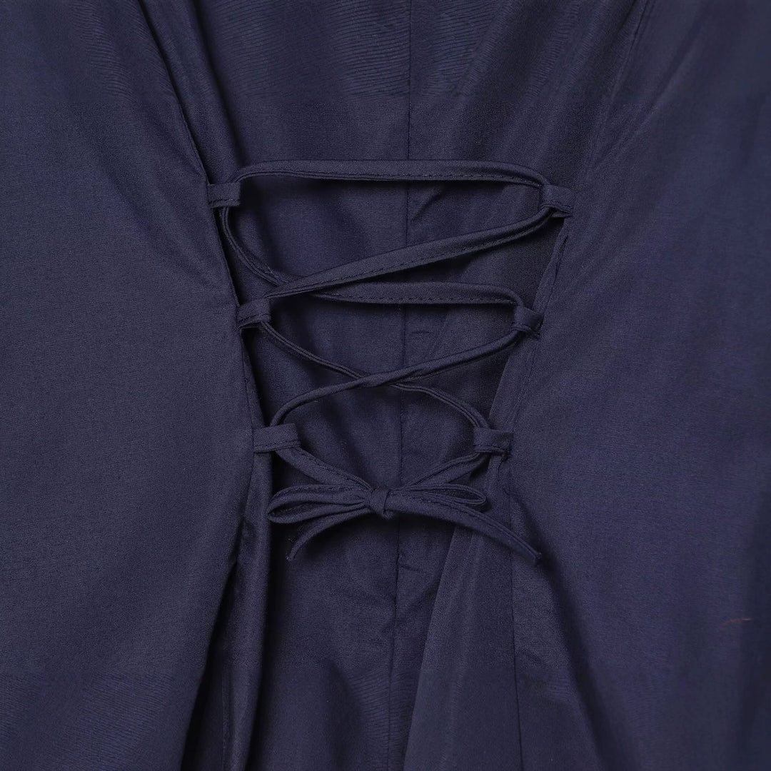 Women's blouse with volume sleeves and lace trim Amarae