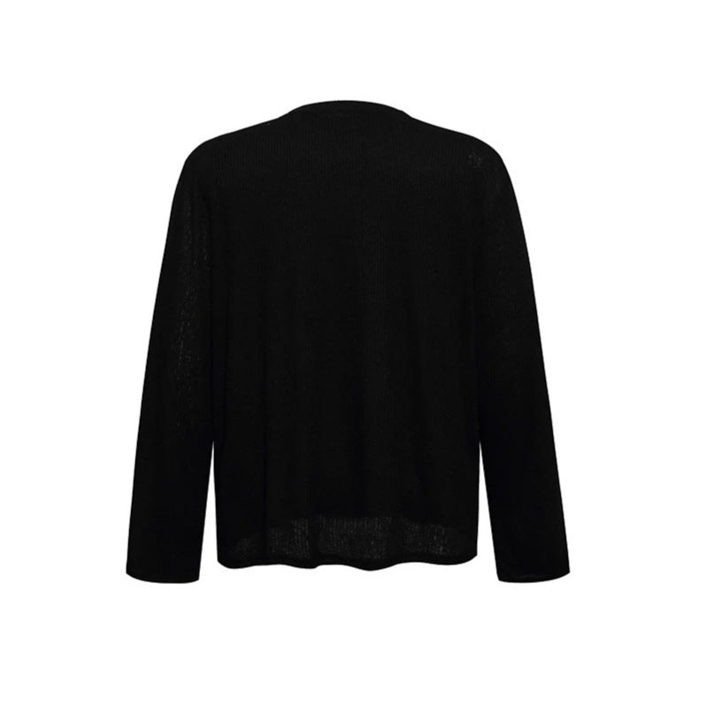 Men's Long Sleeve Thermal Shirt with Waffle Structure and Punk Band Print Amarae