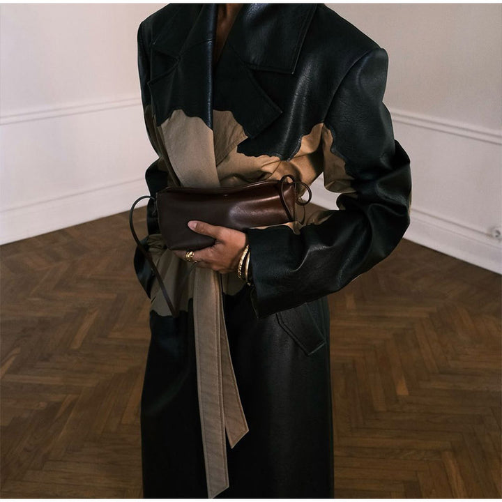 Fashion windbreaker coat for women with belt and pockets Lune London