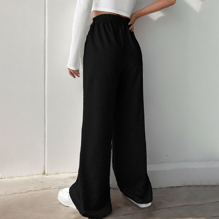 Loose-fitting leisure pants for women with elastic waistband Lune London
