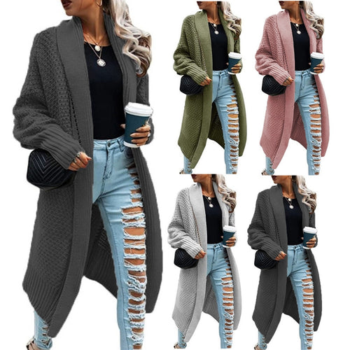 Cardigan en maille épaisse pour femmes avec coupe décontractée et structure de couture élégante Chic & Stil