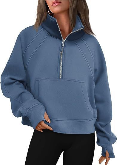 Lady Hoodie with high collar and zipper Lune London